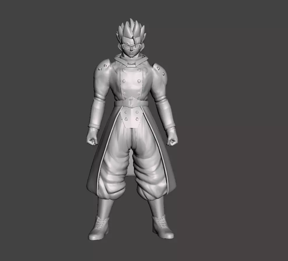 Xeno Gohan 3D Model 3D print model_0