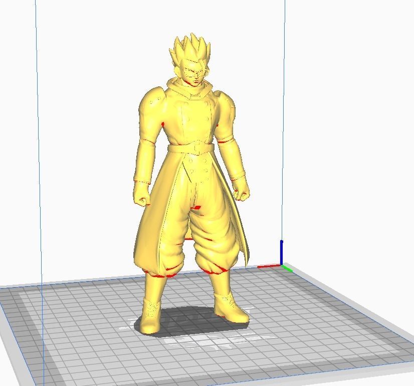 Xeno Gohan 3D Model 3D print model_1