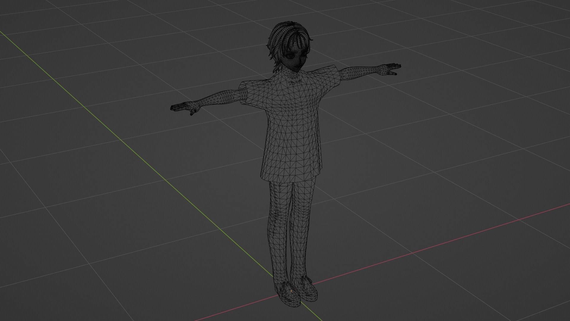 Squid Game - Player Low-poly 3D model_8