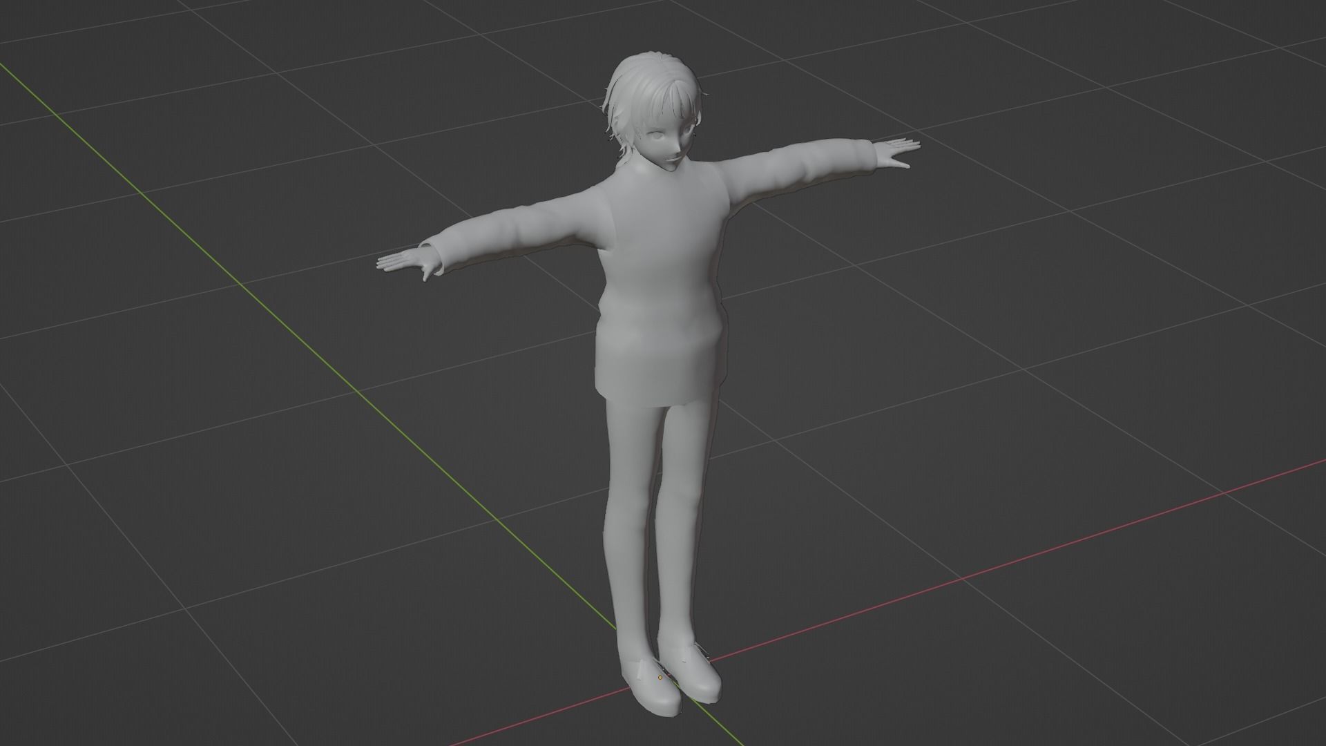 Squid Game - Player Low-poly 3D model_9