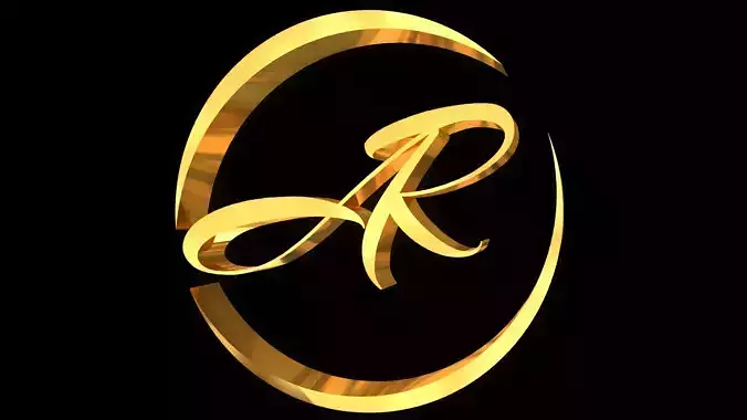 AR Logo 3D Design 3D model