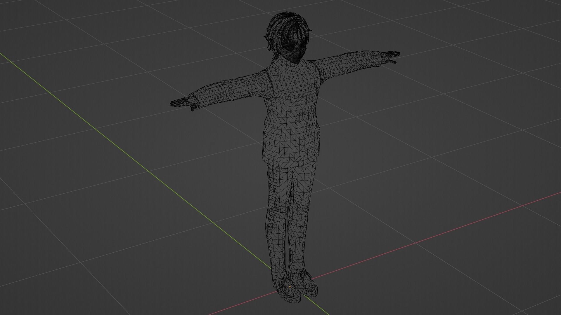 Squid Game - Player Low-poly 3D model_8