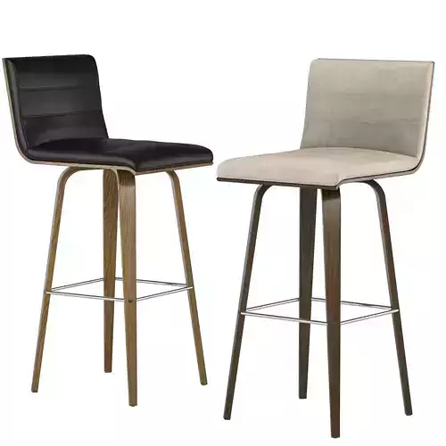 Bar Stool Armen Living Vienna 3D model