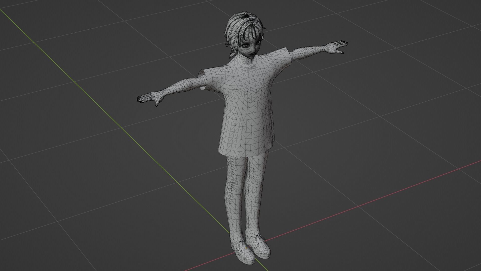 Squid Game - Player Low-poly 3D model_7