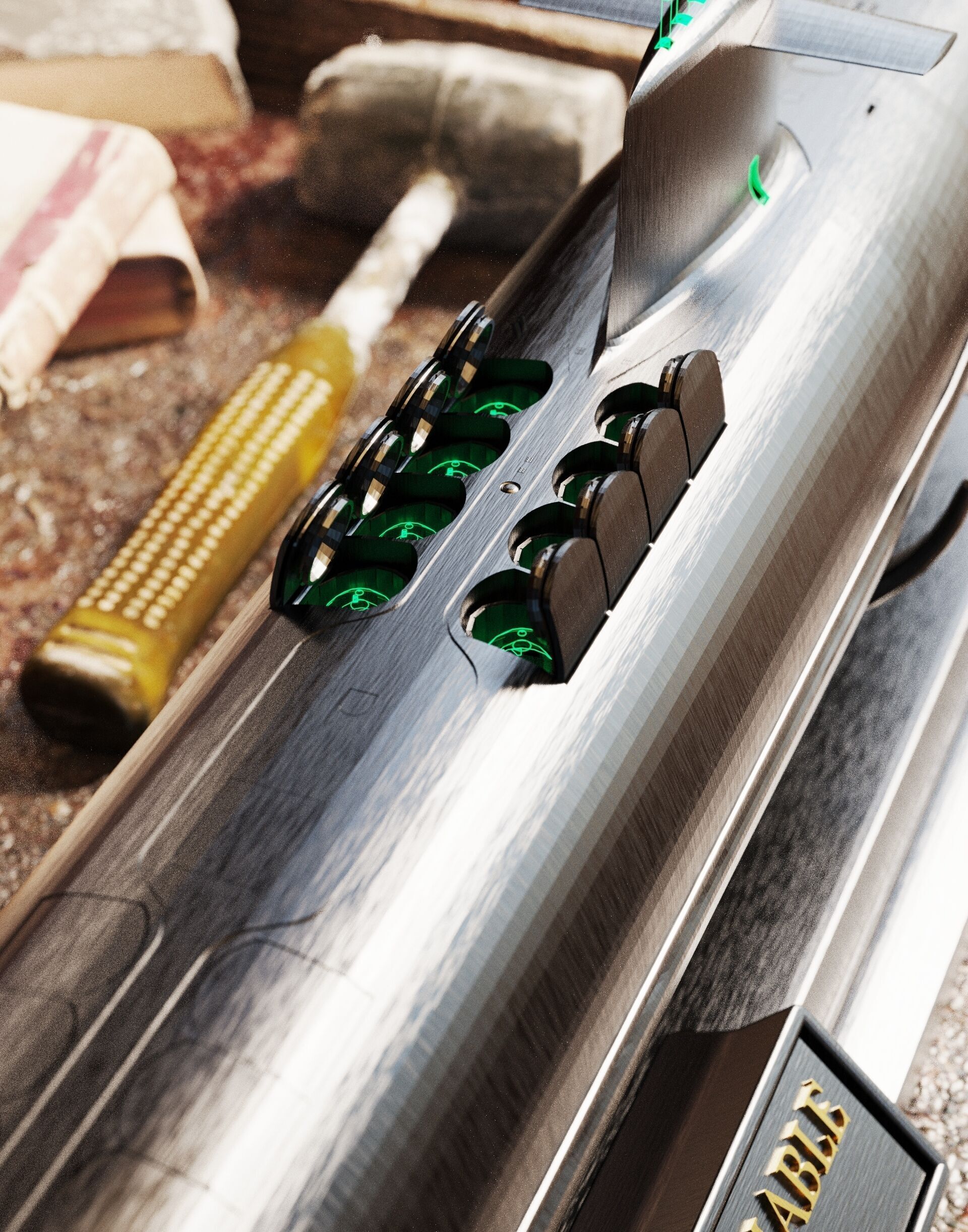 French Submarine SNLE 3D print model_4