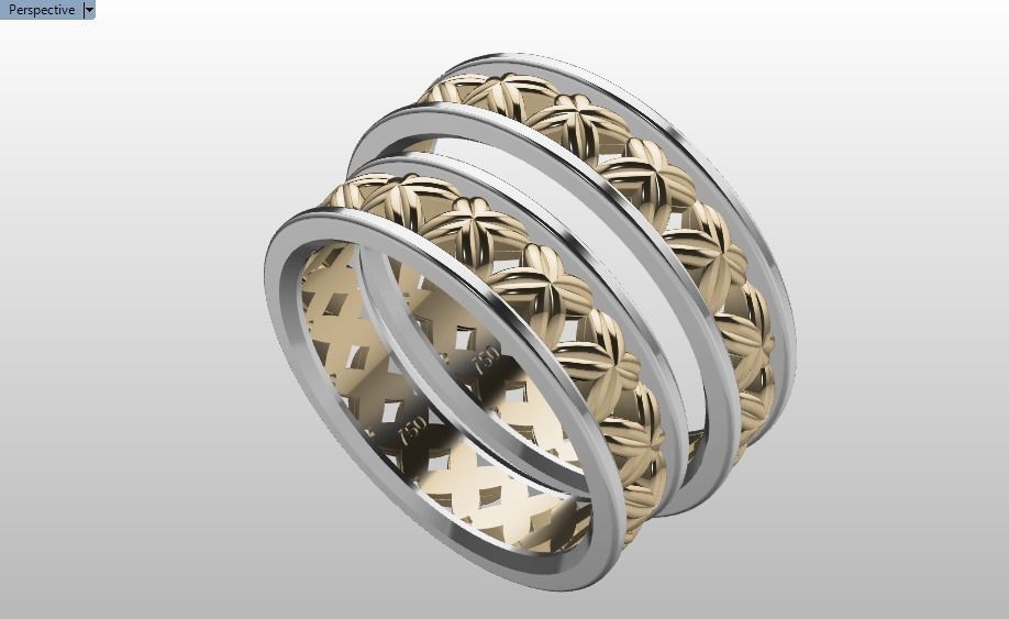 ring set 13 collection1 3D print model_24