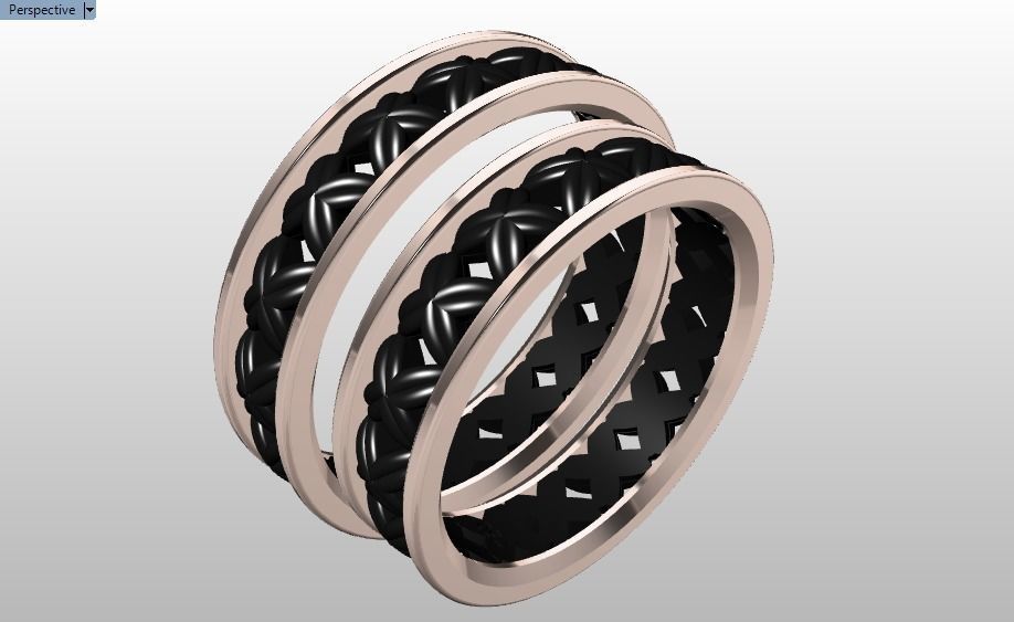 ring set 13 collection1 3D print model_29