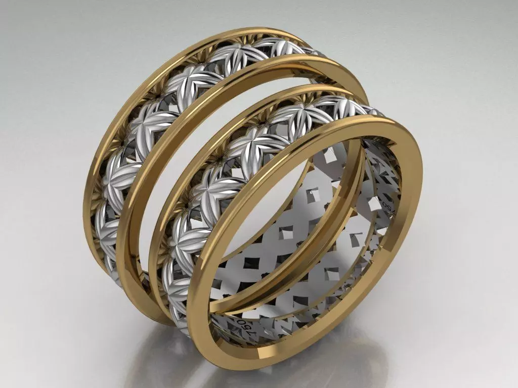 ring set 13 collection1 3D print model_0