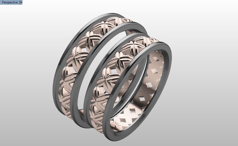ring set 13 collection1 3D print model_20