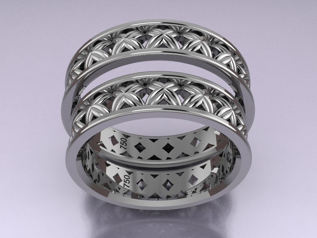 ring set 13 collection1 3D print model_6