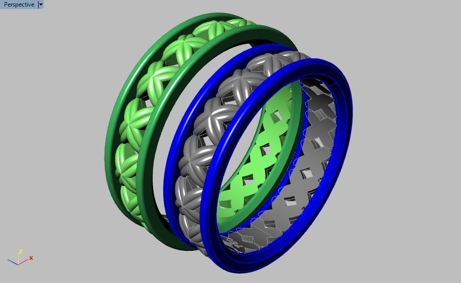 ring set 13 collection1 3D print model_26