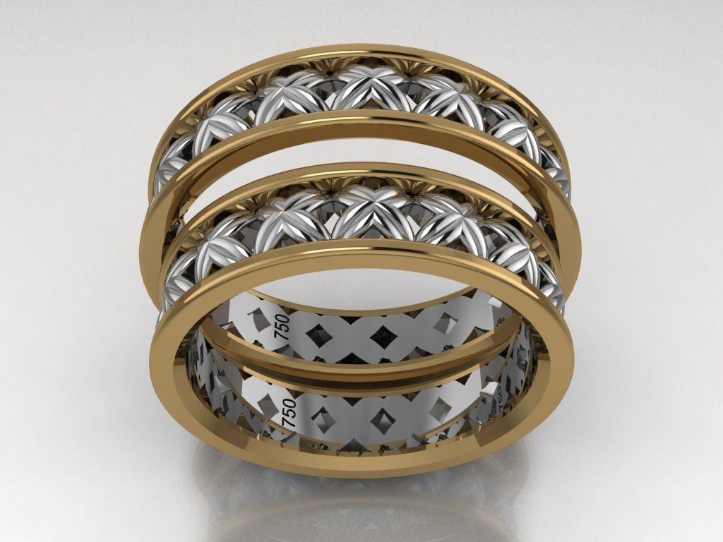 ring set 13 collection1 3D print model_7