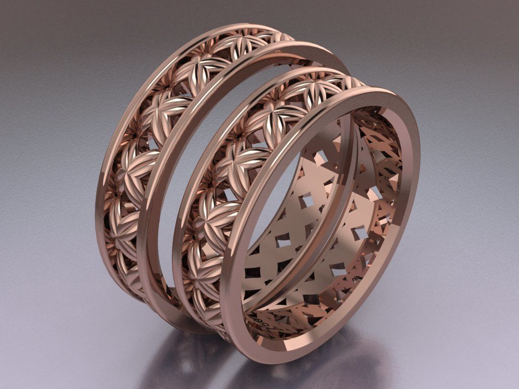 ring set 13 collection1 3D print model_30