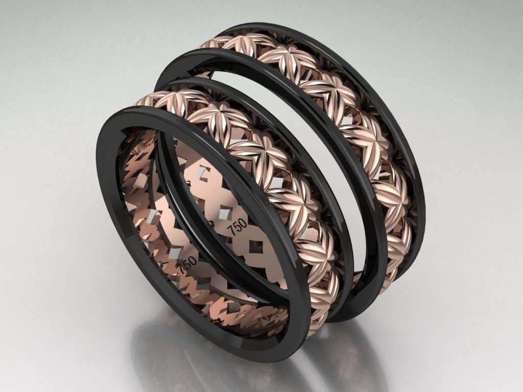 ring set 13 collection1 3D print model_14