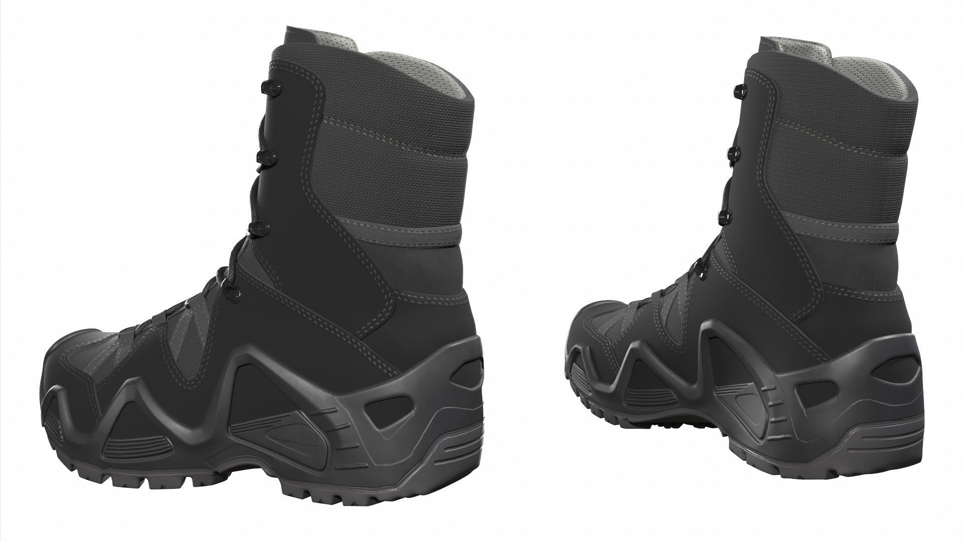 Military Boots Collection 3D model_21