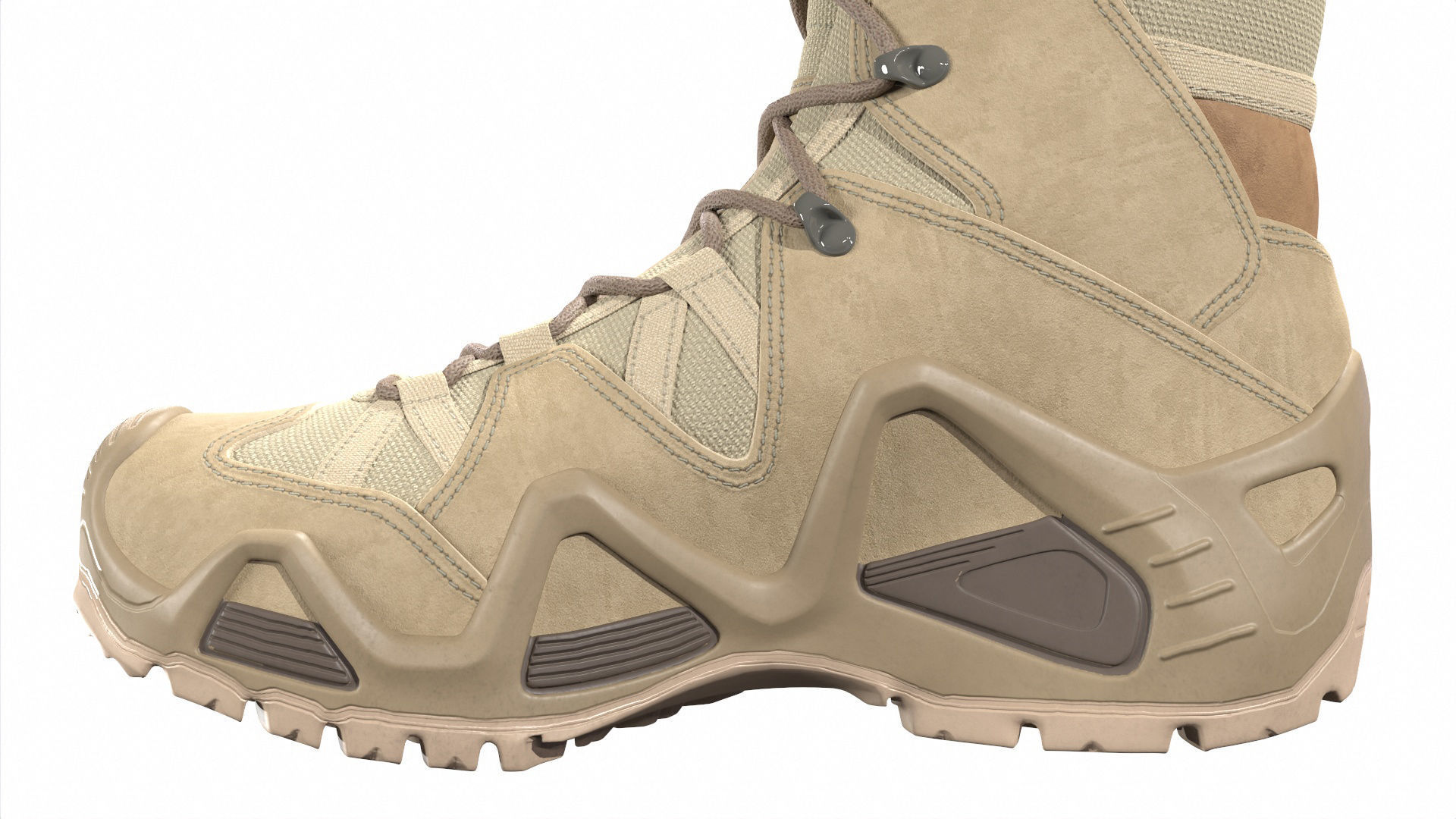 Military Boots Collection 3D model_13