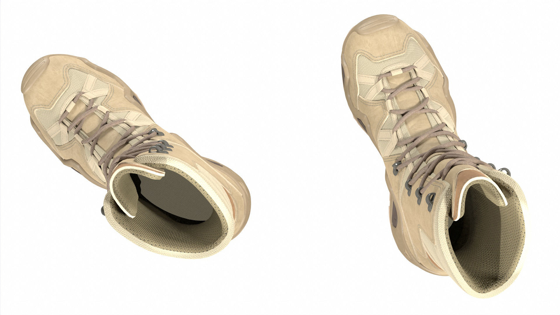 Military Boots Collection 3D model_14