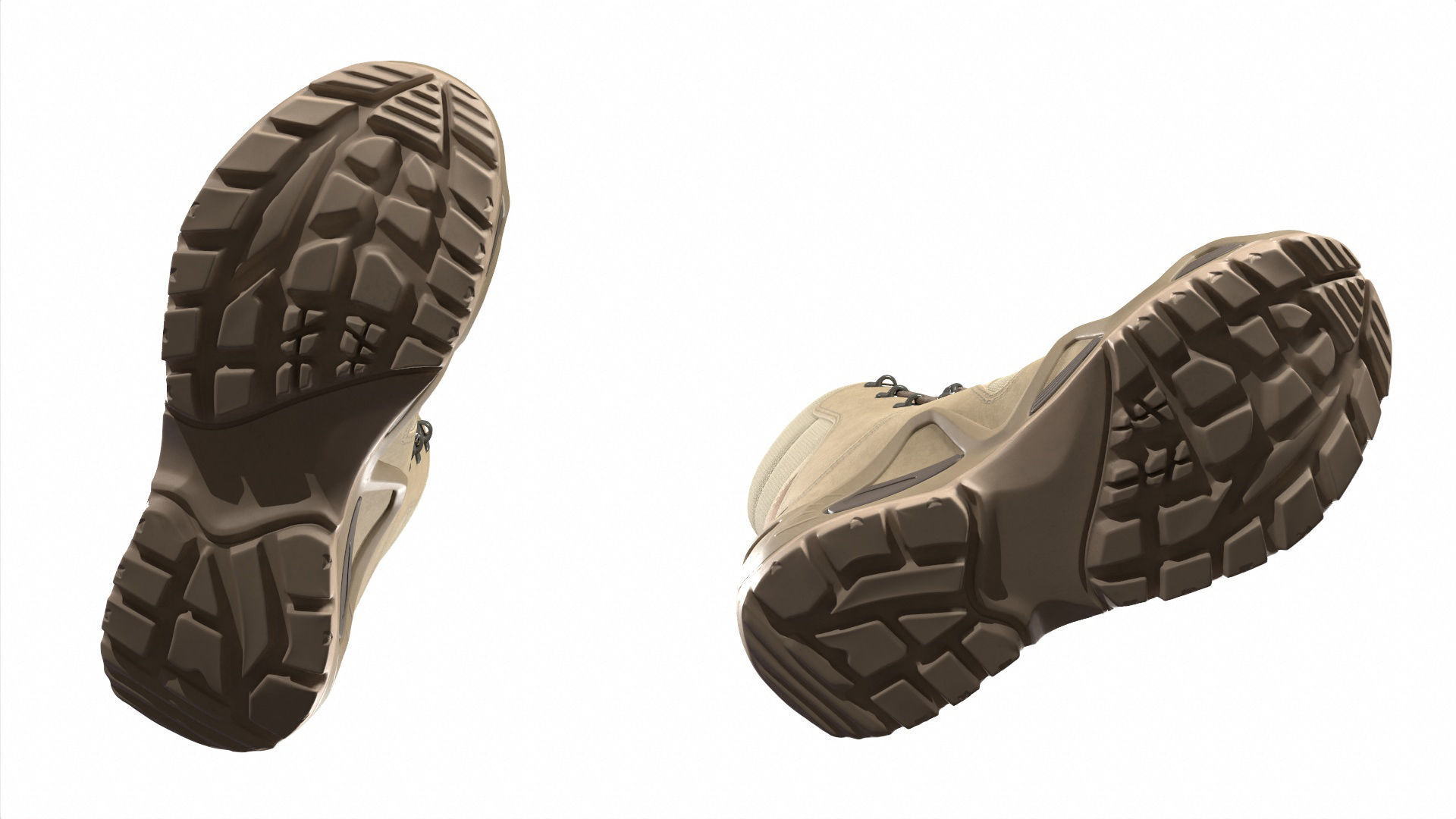 Military Boots Collection 3D model_16