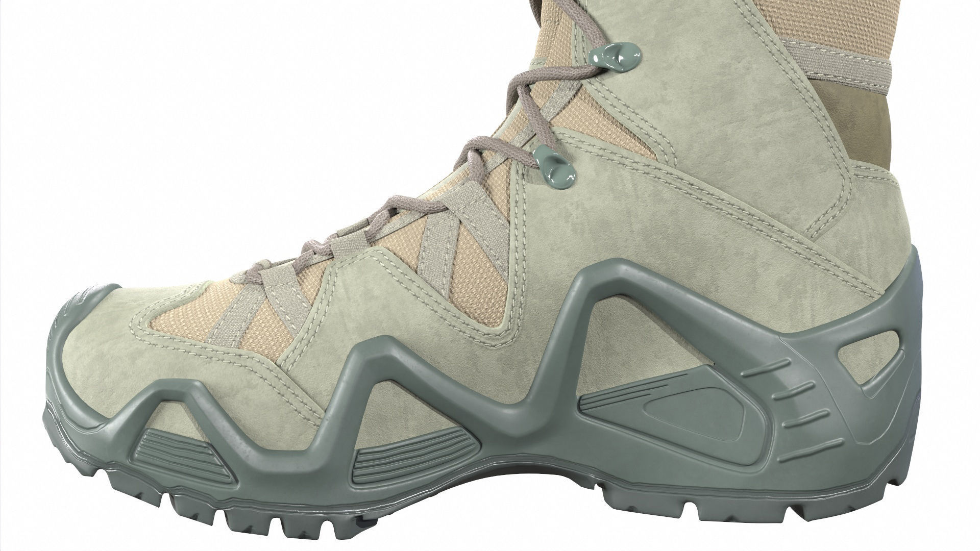 Military Boots Collection 3D model_6