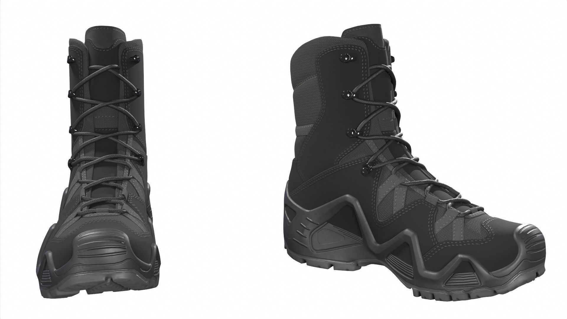 Military Boots Collection 3D model_23