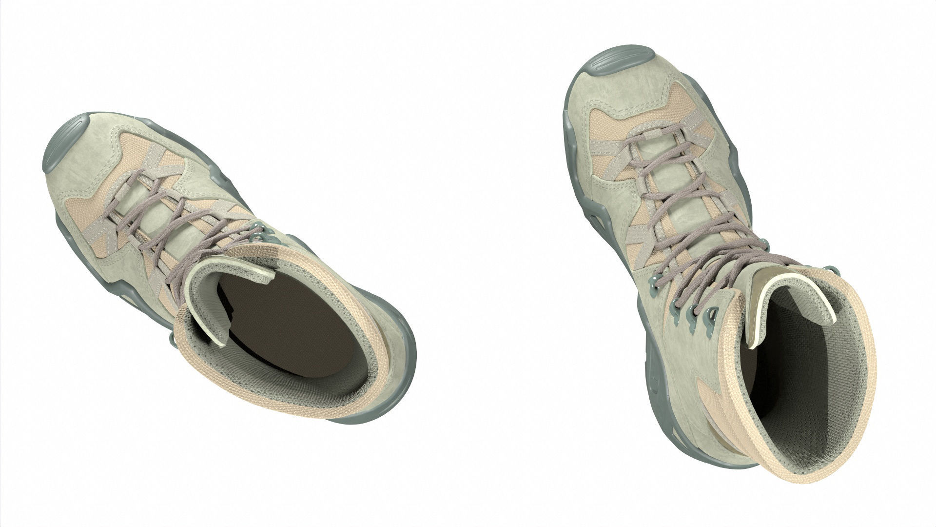 Military Boots Collection 3D model_8