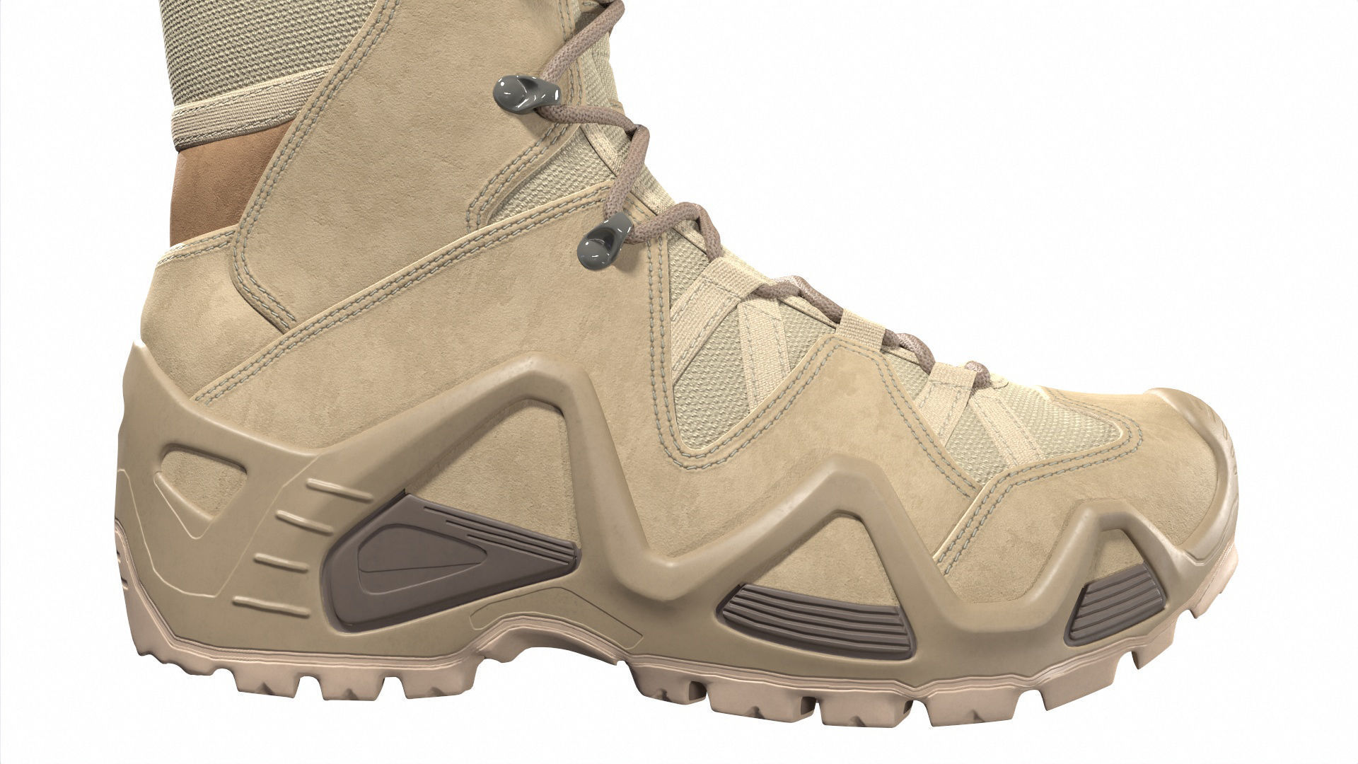 Military Boots Collection 3D model_12