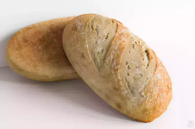Bread 3D model