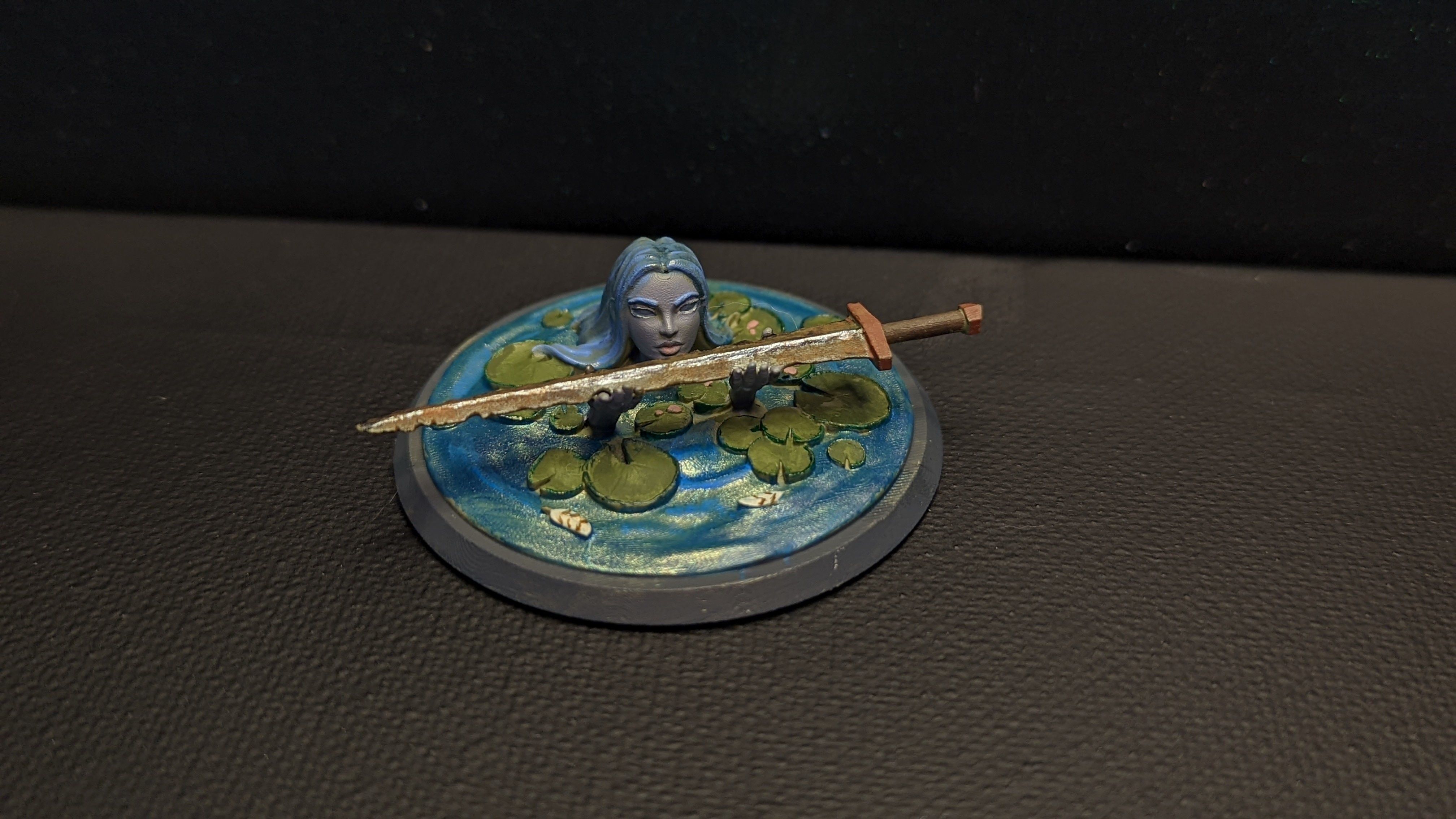 50mm Bases Water Nymphs 3D print model_4