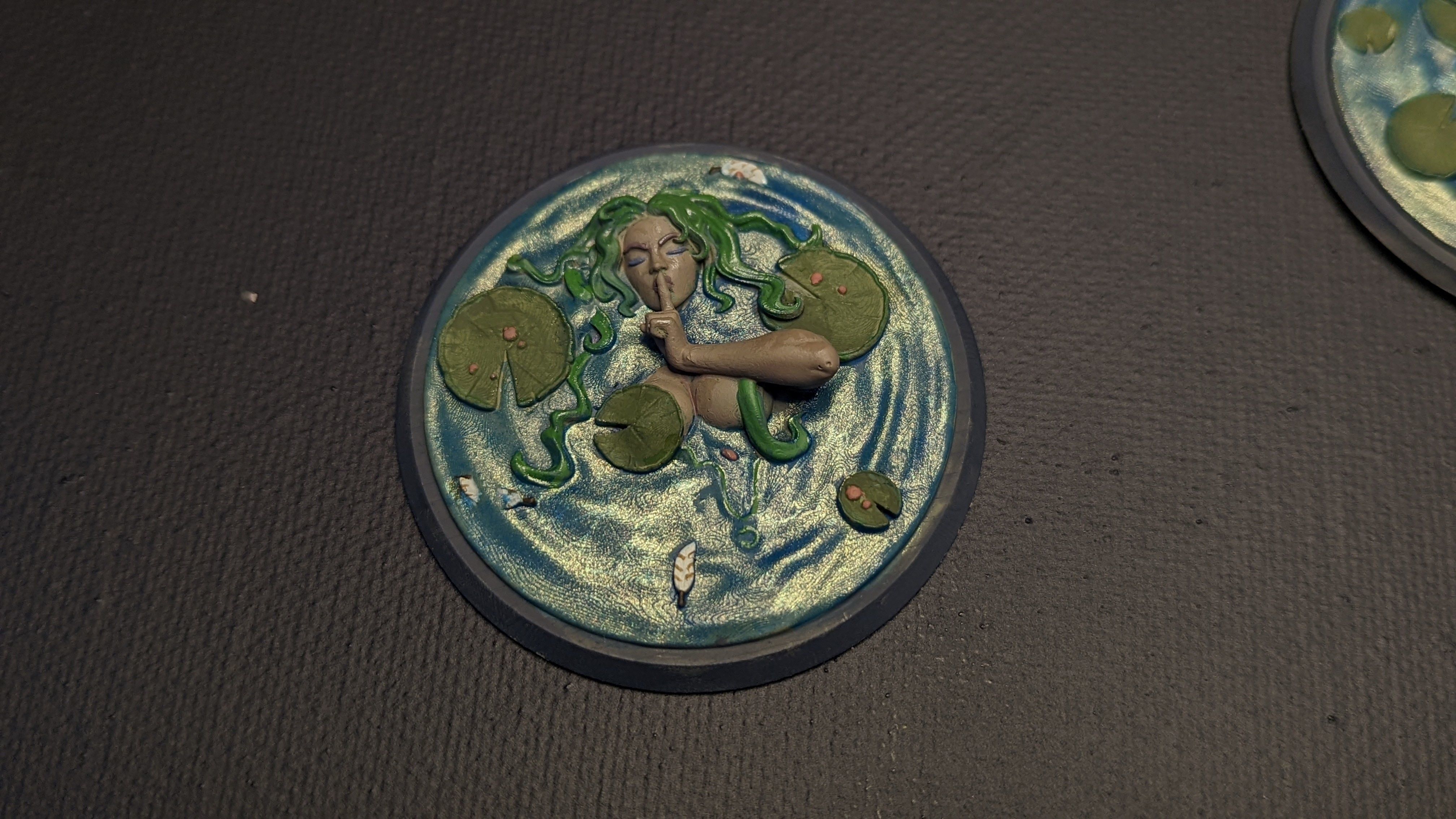 50mm Bases Water Nymphs 3D print model_2