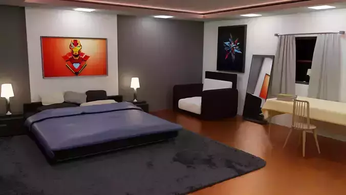 Modern class Interior Simple Design 