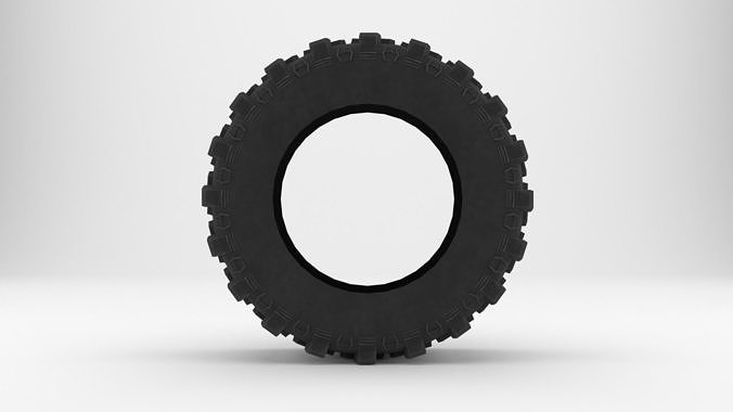 Frontline ACP ATV Tires Low-poly 3D model 2
