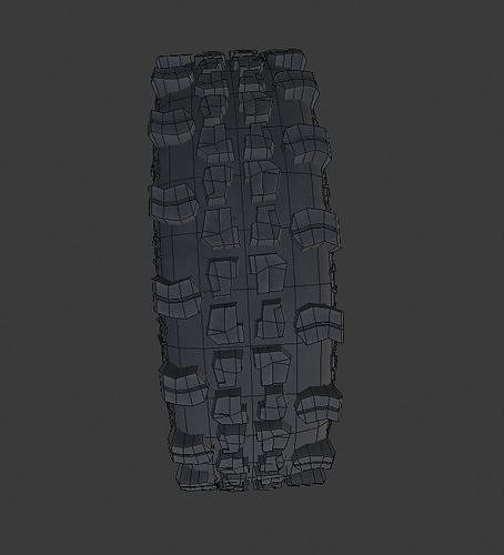 Frontline ACP ATV Tires Low-poly 3D model 7