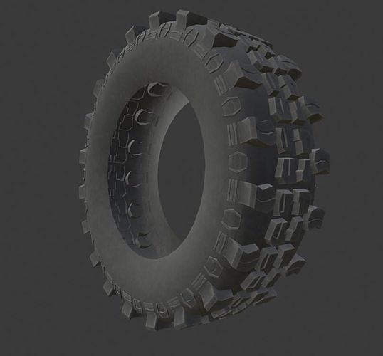 Frontline ACP ATV Tires Low-poly 3D model 3