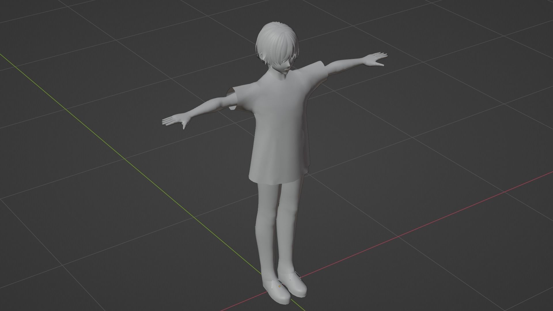 Squid Game - Player Low-poly 3D model_9