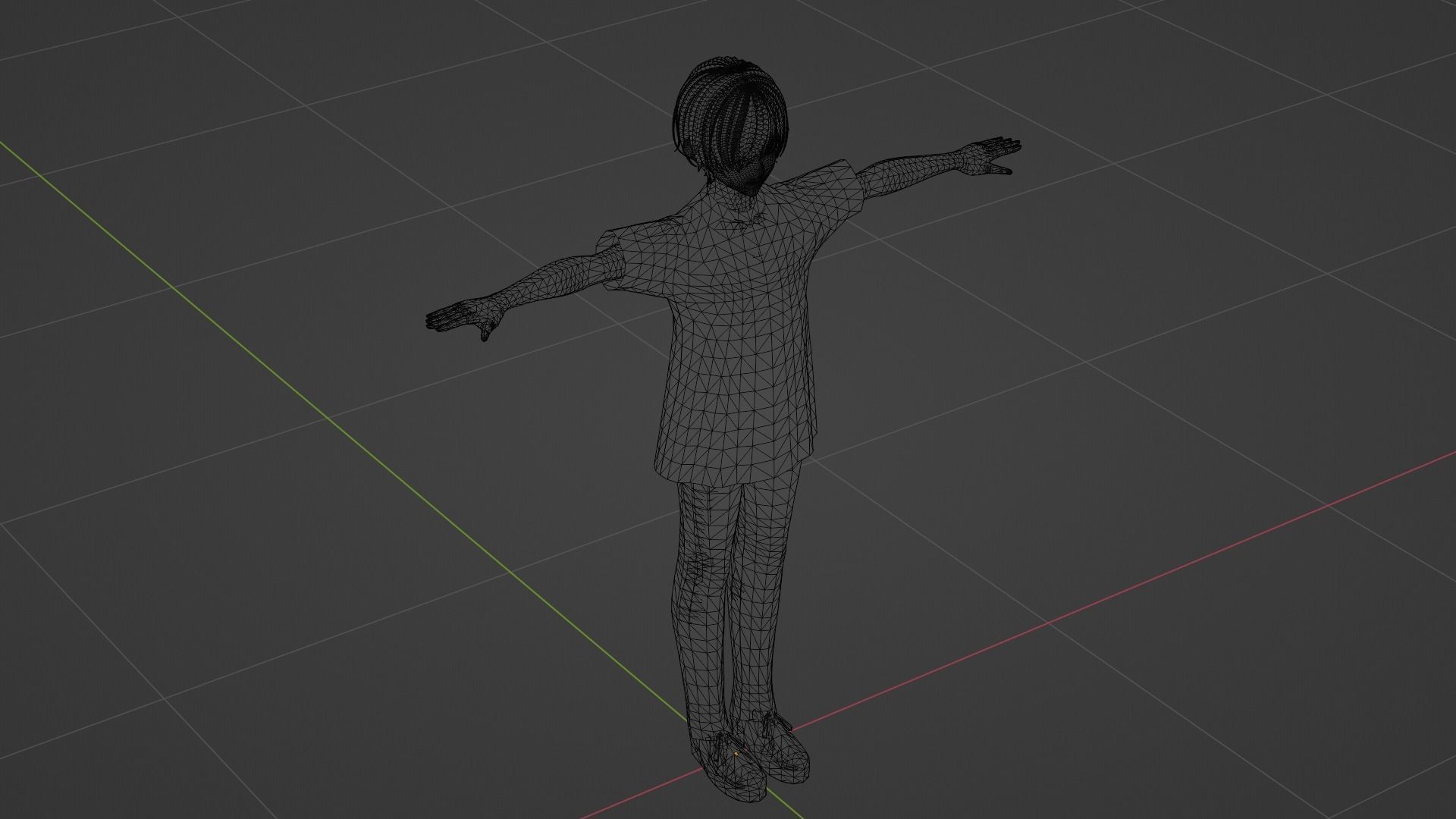 Squid Game - Player Low-poly 3D model_8