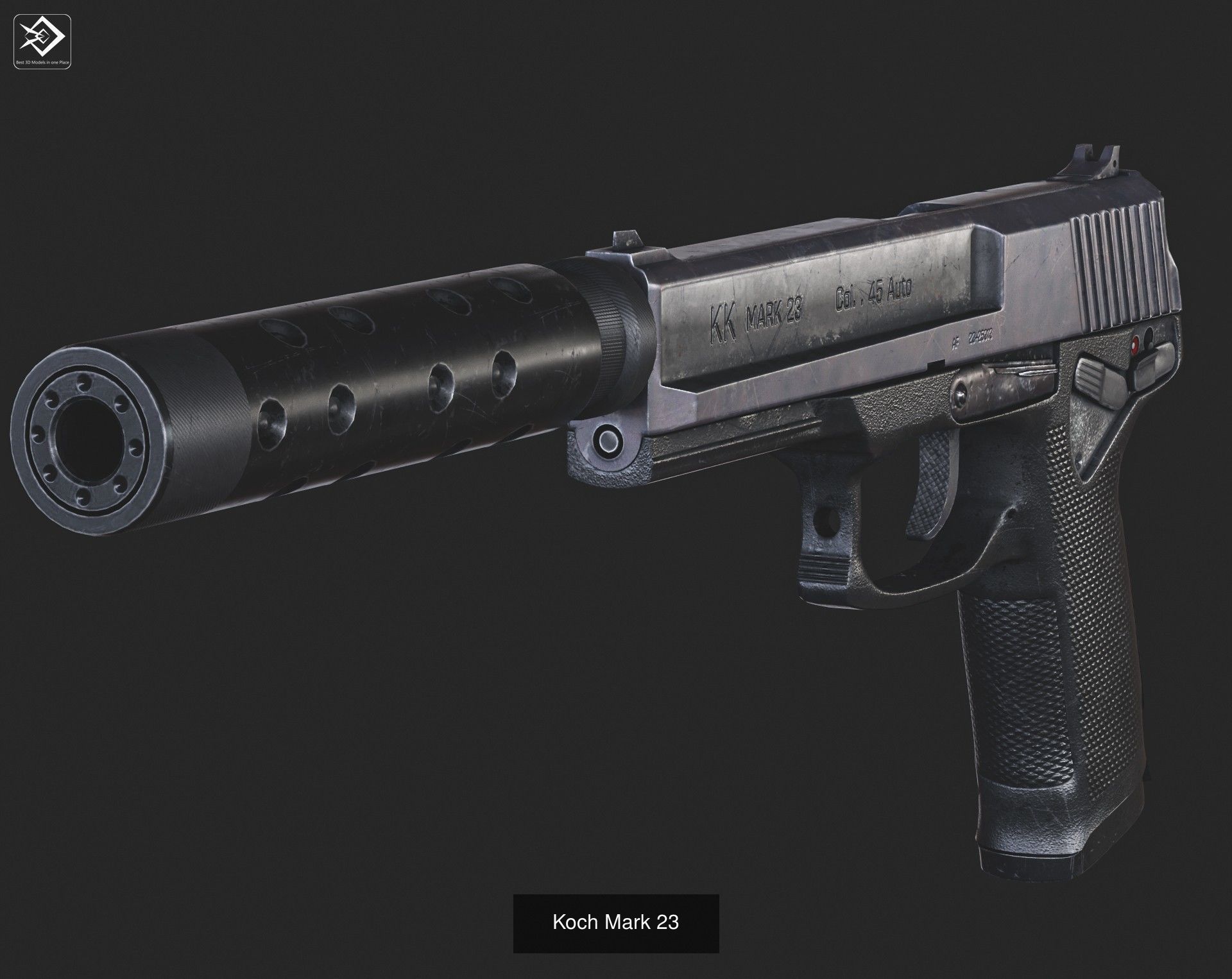  Weapon  Pack - 13  PBR 3D Model Collection_7