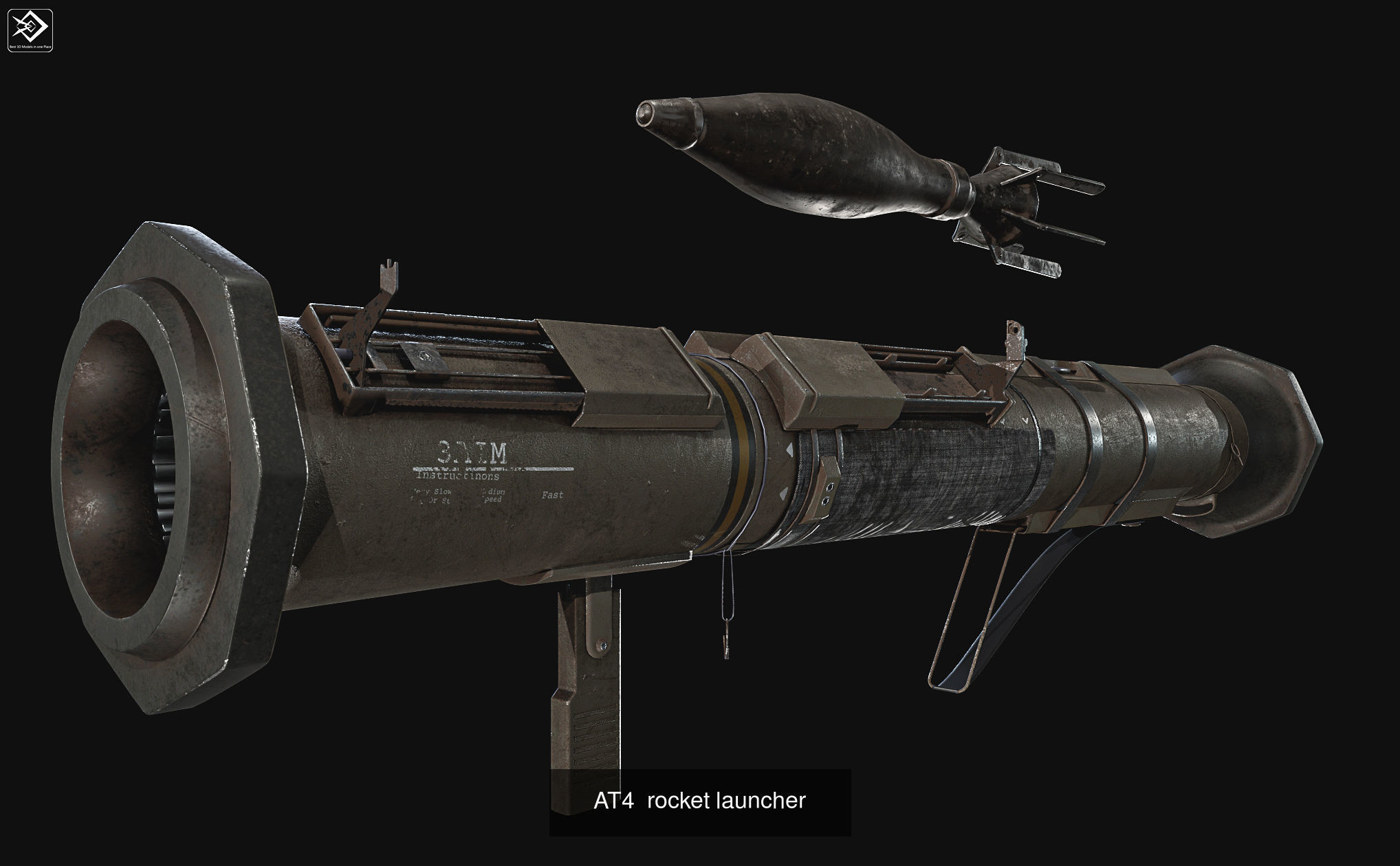  Weapon  Pack - 13  PBR 3D Model Collection_5