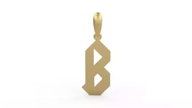 Initial Letters Pendant Squealer B