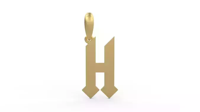 Initial Letters Pendant Squealer H