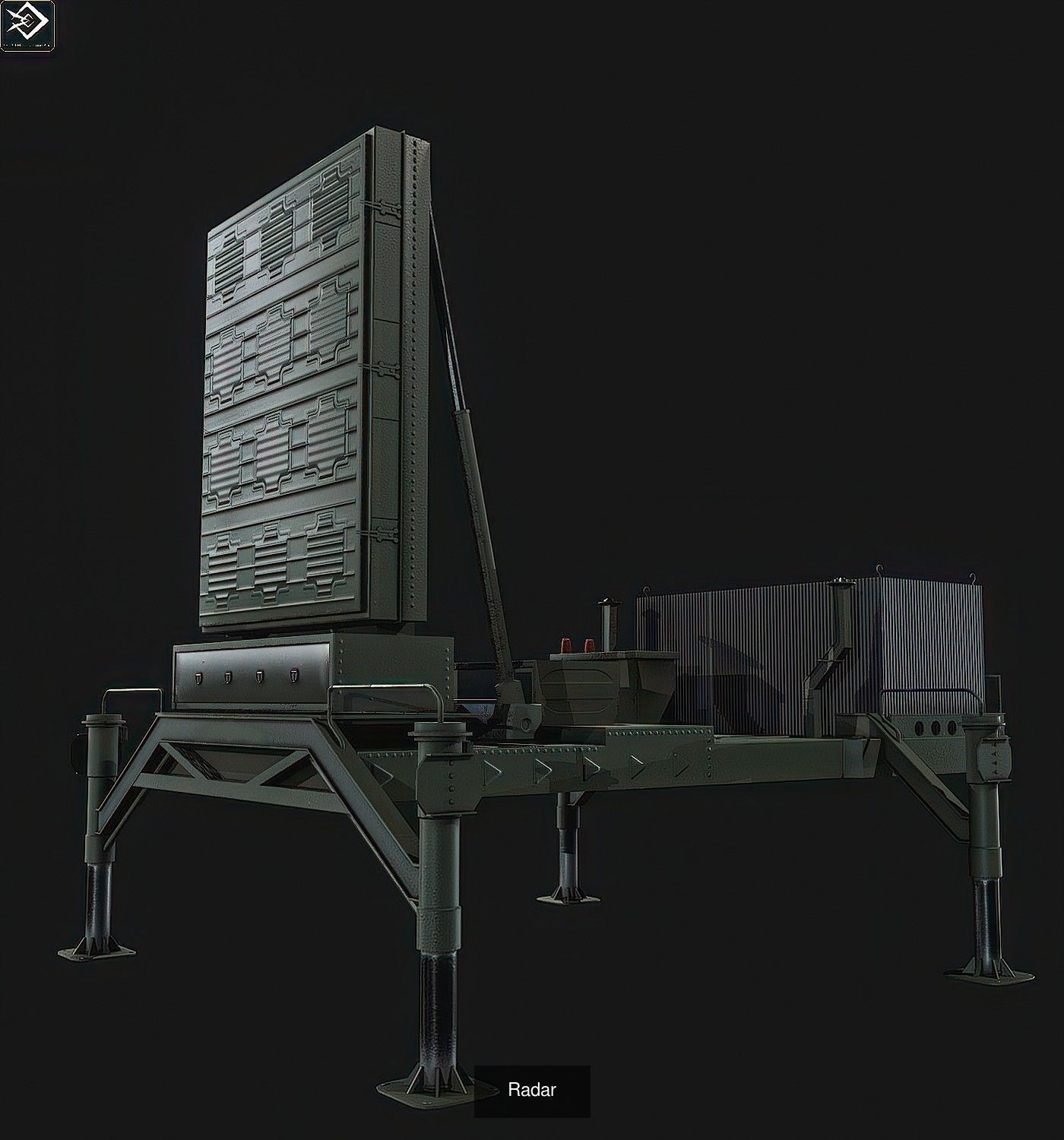 iron Dome system Pack 3D Model Collection_2