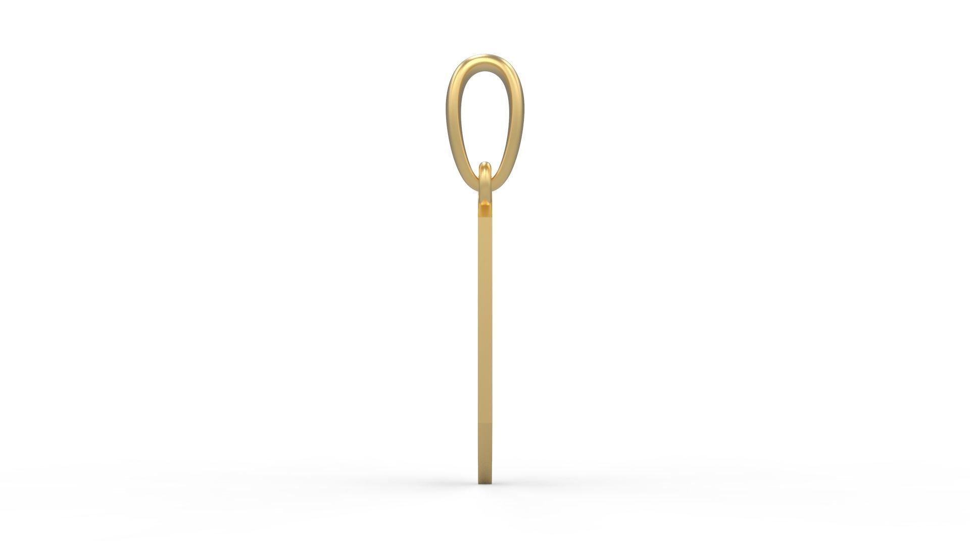 Initial Letters Pendant Squealer J 3D print model_2