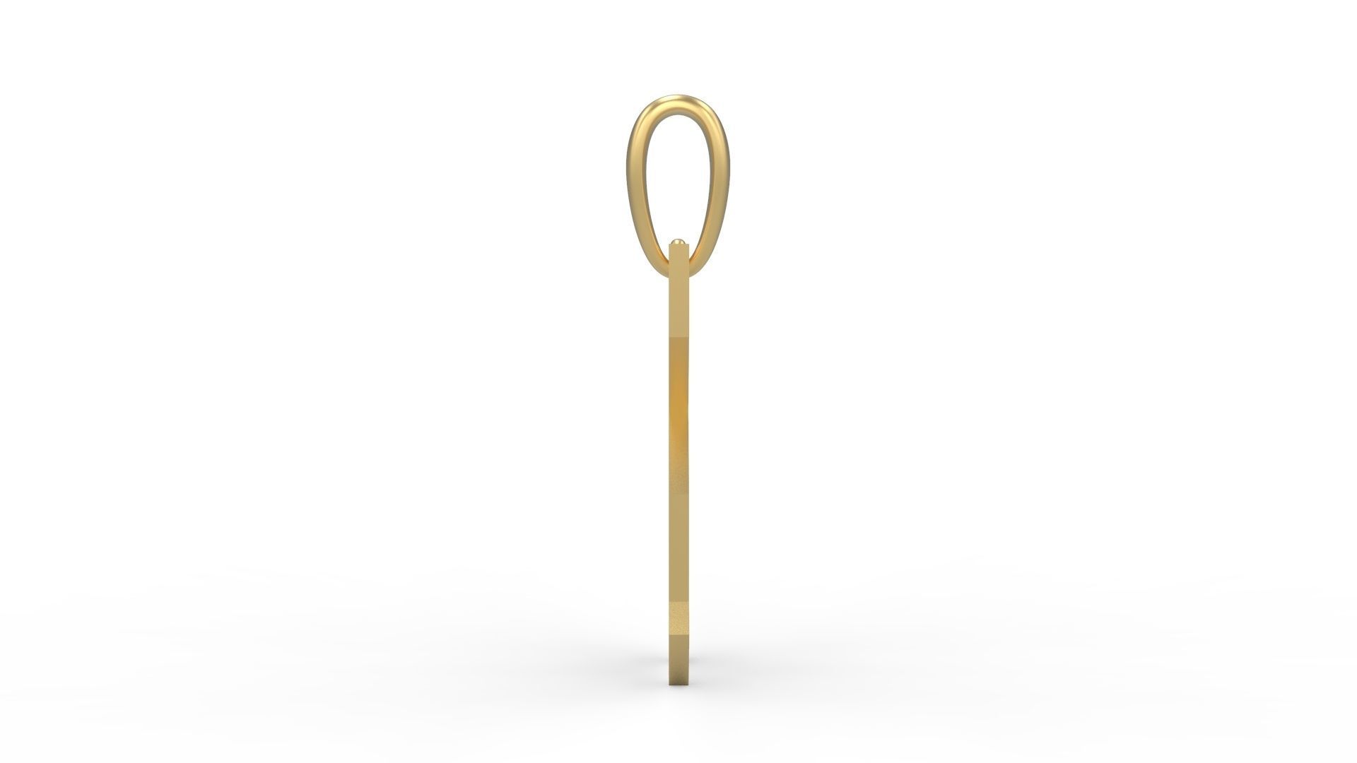 Initial Letters Pendant Squealer K 3D print model_2