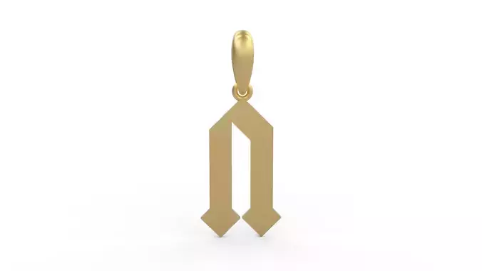 Initial Letters Pendant Squealer N