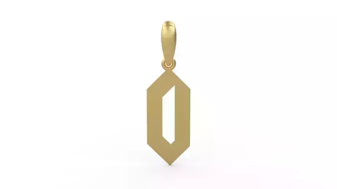 Initial Letters Pendant Squealer O 3D print model