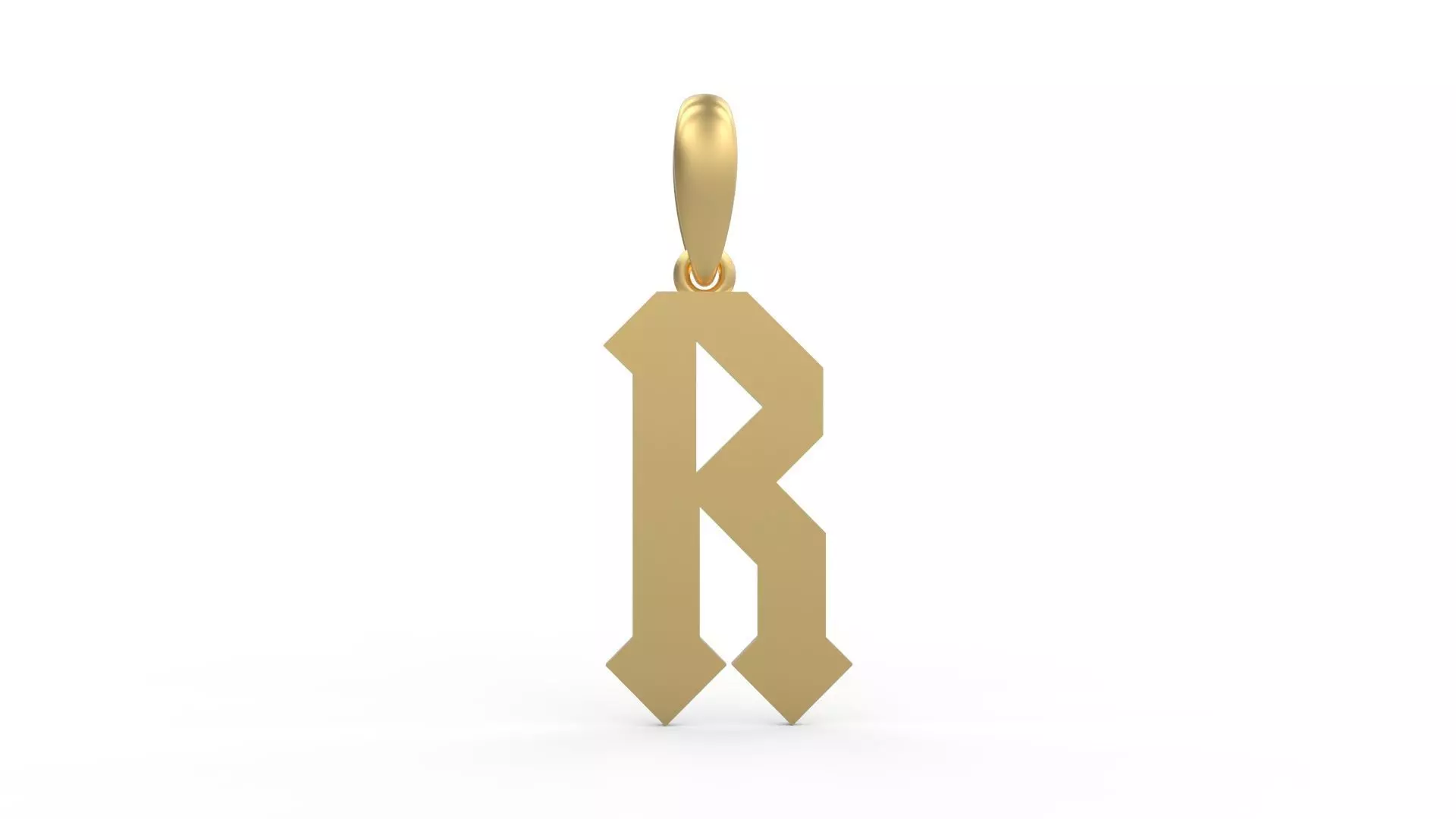 Scale Letter R Initial Letters Pendant Squealer R 3D model 3D printable | CGTrader