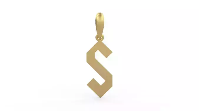 Initial Letters Pendant Squealer S