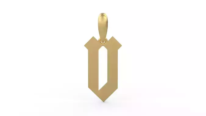 Initial Letters Pendant Squealer V