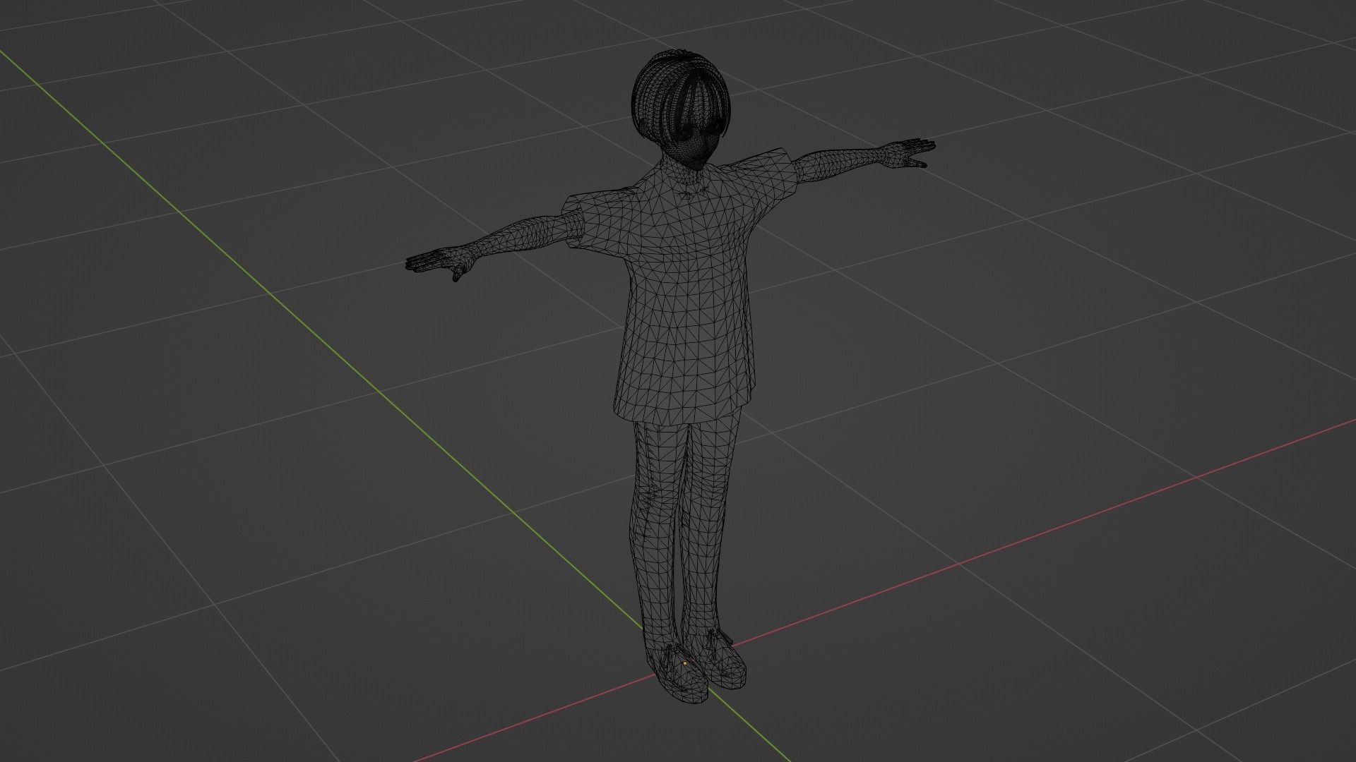 Squid Game - Player Low-poly 3D model_8