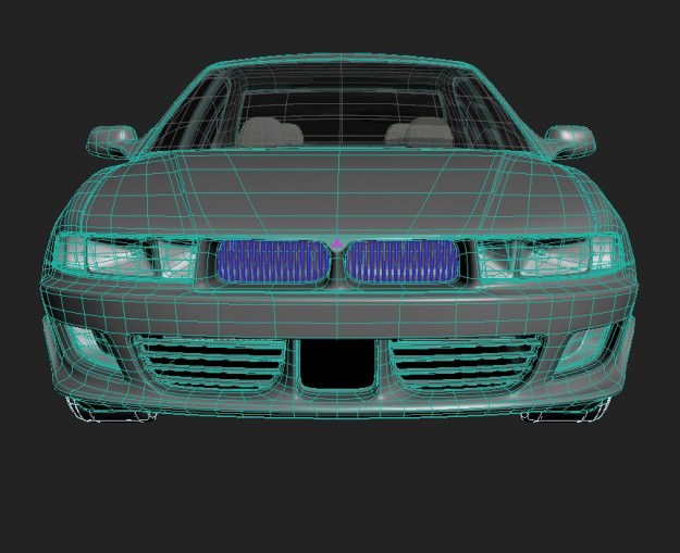 Mitsubishi Galant Sedan Car 3D model_4