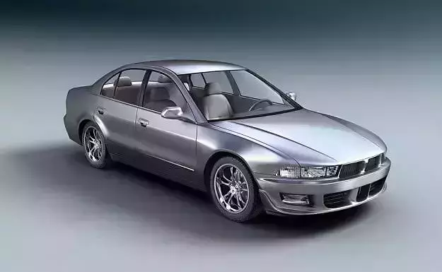 Mitsubishi Galant Sedan Car 3D model
